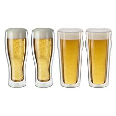 Zwilling Sorrento Double Wall 4-Piece Beer Glass Set