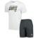 Men's Concepts Sport Charcoal/White New Orleans Saints Downfield T-...