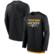 Men's Fanatics  Black Pittsburgh Penguins Authentic Pro Long Sleeve...