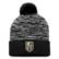 Men's Fanatics Black Vegas Golden Knights Defender Cuffed Knit Hat ...