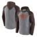Men's Fanatics Heathered Gray/Brown Cleveland Browns By Design Ragl...