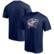 Men's Fanatics Navy Columbus Blue Jackets Snow Logo T-Shirt