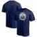 Men's Fanatics Navy Edmonton Oilers Snow Logo T-Shirt