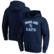 Men's Fanatics Navy Tampa Bay Rays Heart & Soul Fitted Pullover Hoodie