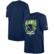 Men's New Era College Navy Seattle Seahawks Team Logo T-Shirt