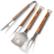 Officially Licensed MLB 3pc Classic Series BBQ Set - Baltimore Orioles