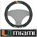 Officially Licensed NCAA Embroidered Steering Wheel Cover - Miami