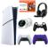 PS5 Slim Digital Console w/Galactic Purple DuelSense Controller Bundle