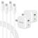 USBC Phone Charging Set: 20W PD Wall Charger + 6' USBC Charging Cable