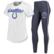 Women's Concepts Sport White/Charcoal Indianapolis Colts Sonata T-S...