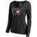 Women's Fanatics Black Philadelphia Flyers Primary Logo Long Sleeve...
