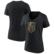 Women's Fanatics Black Vegas Golden Knights Team Primary Logo V-Nec...