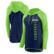 Women's Fanatics College Navy/Neon Green Seattle Seahawks Forever F...