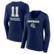 Women's Fanatics Micah Parsons Dallas Cowboys Navy Team Wordmark Lo...