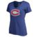 Women's Fanatics Royal Montreal Canadiens Primary Logo T-Shirt