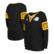 Women's New Era Black Pittsburgh Steelers Lace-Up Notch Neck Long S...
