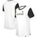 Women's New Era  White/Black New Orleans Saints Third Down Colorblo...