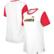 Women's New Era  White/Red Kansas City Chiefs Third Down Colorblock...