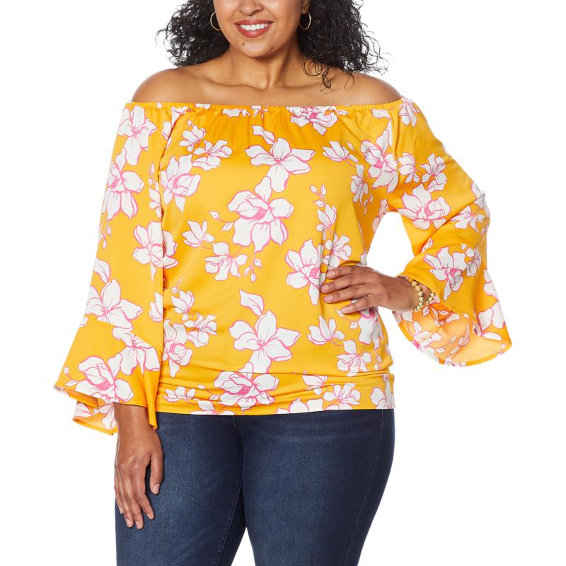hsn off the shoulder tops