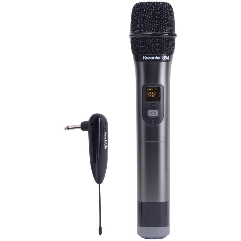 Karaoke USA WM900 900 MHz UHF Wireless Handheld Microphone 9806316 HSN