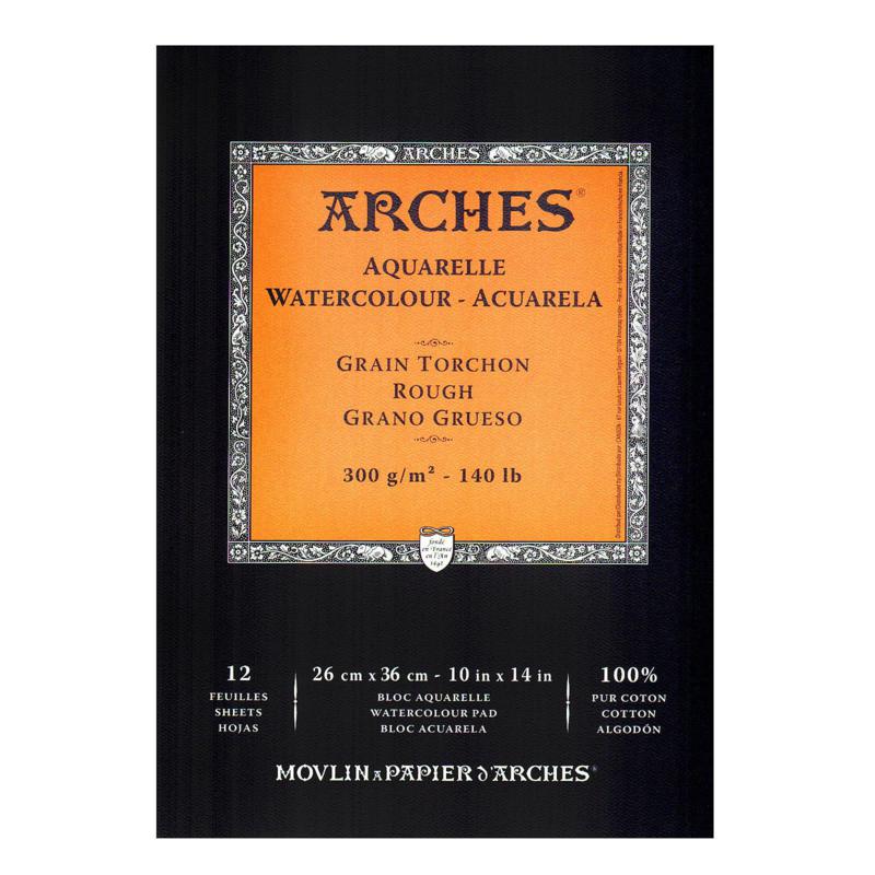 Arches Watercolor Pad - 10" x 14" Rough 140 lb.