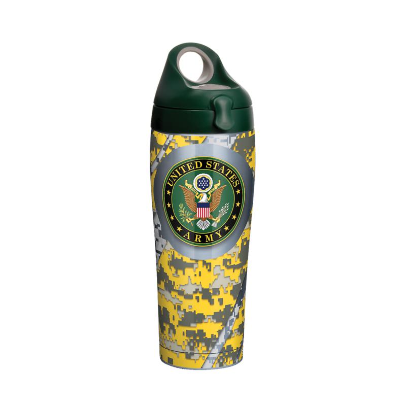 Army 24 oz Stainless Steel Water Bottle with lid