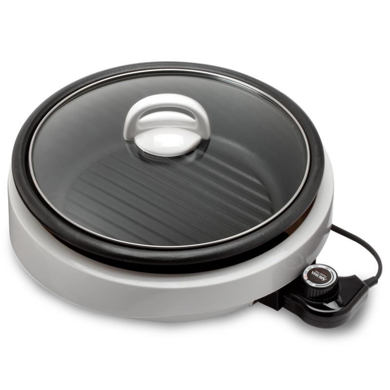 Aroma ASP-137 3-Qt. 3-in-1 Grillet - White
