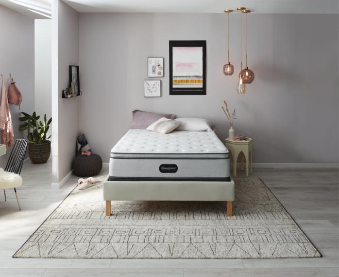 beautyrest silver avondale plush pillowtop king mattress