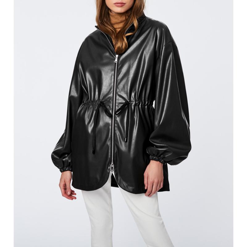 Bernardo Faux Leather Anorak