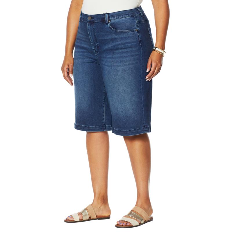 wide leg bermuda shorts for ladies