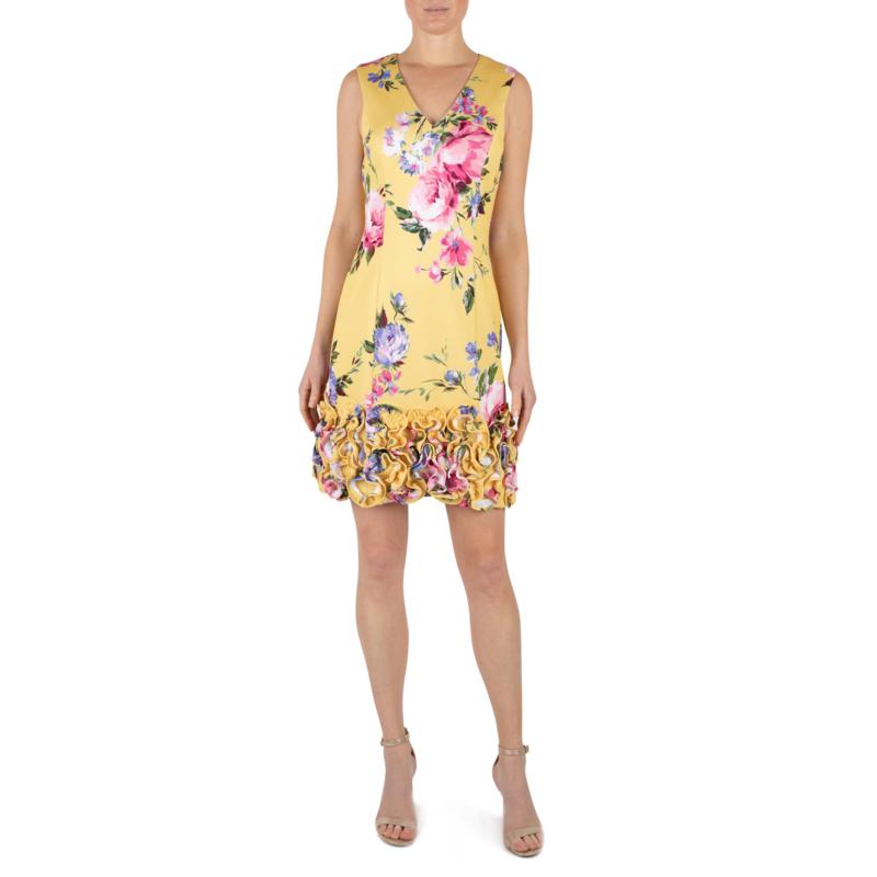 donna ricco floral dress