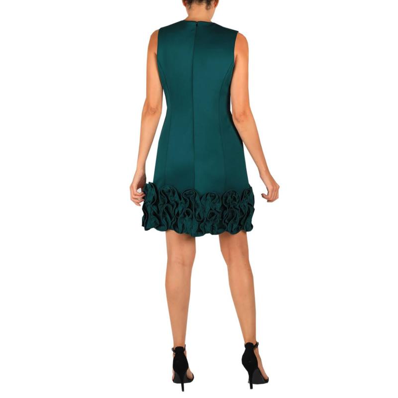 ruffle scuba dress