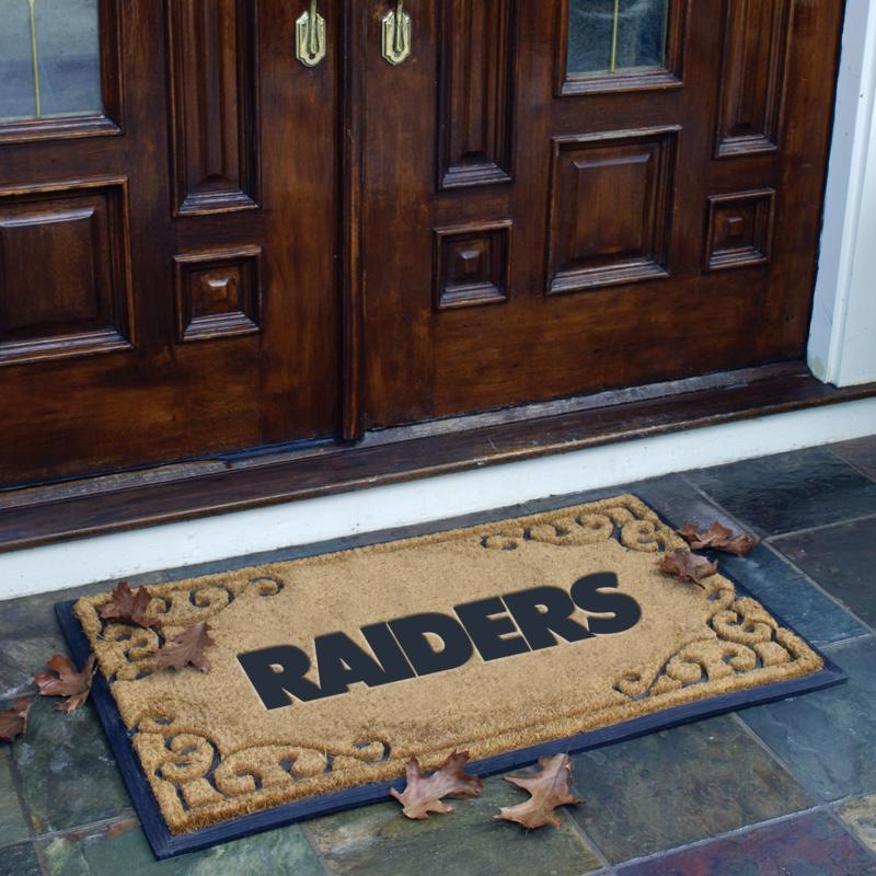 Oakland Raiders NFL Fiber Door Mat