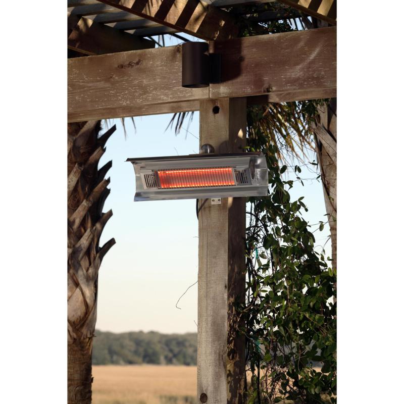 Well Traveled Living Stainless Steel Wall Mounted Infrared Patio Heater