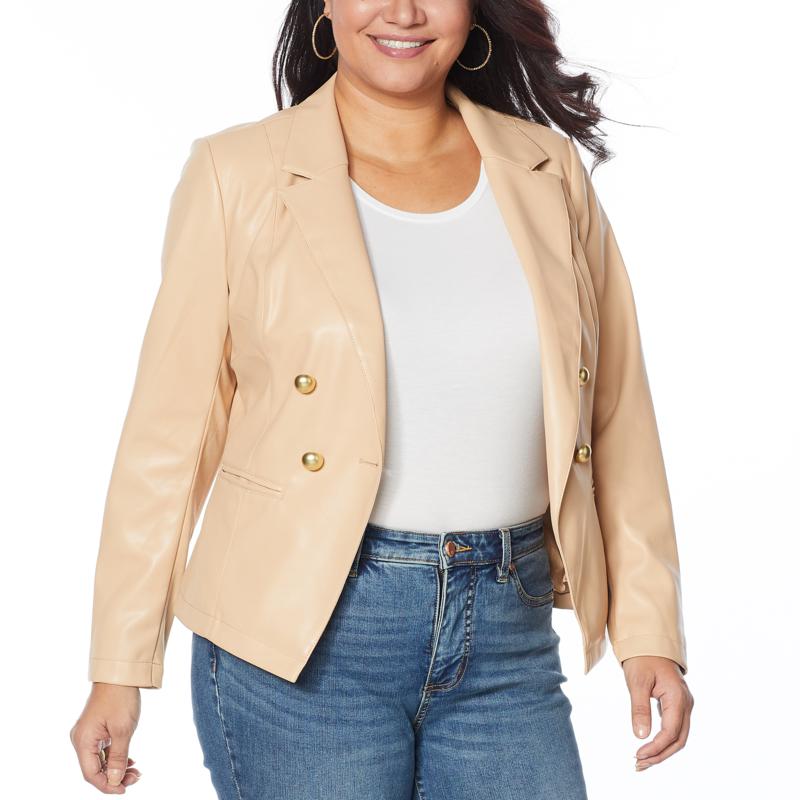 G By Giuliana Faux Leather Blazer 9437663 Hsn