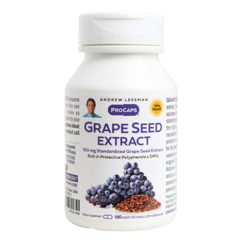 Grape Seed Extract 100   180 Capsules   7674815