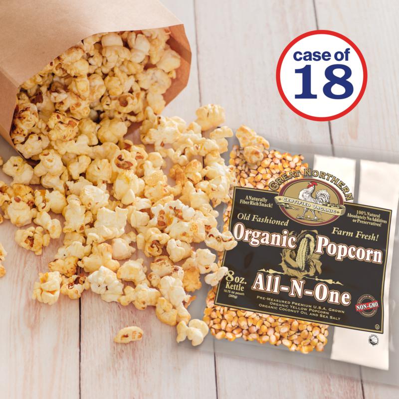 Pack Popcorn Kernels Unpopped All In One Easy Storage 8 Oz Popcorn Machines Restaurant & Food
