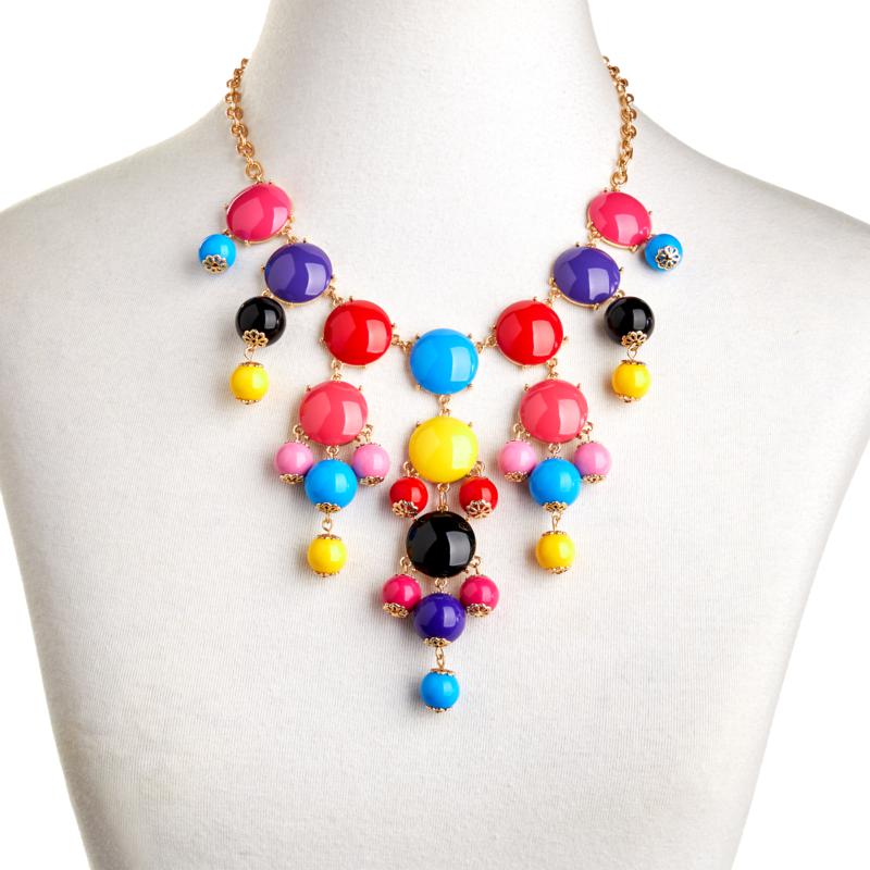 IMAN City Chic 2Pc Tee Necklace BLACK WHITE S NEW 690-332