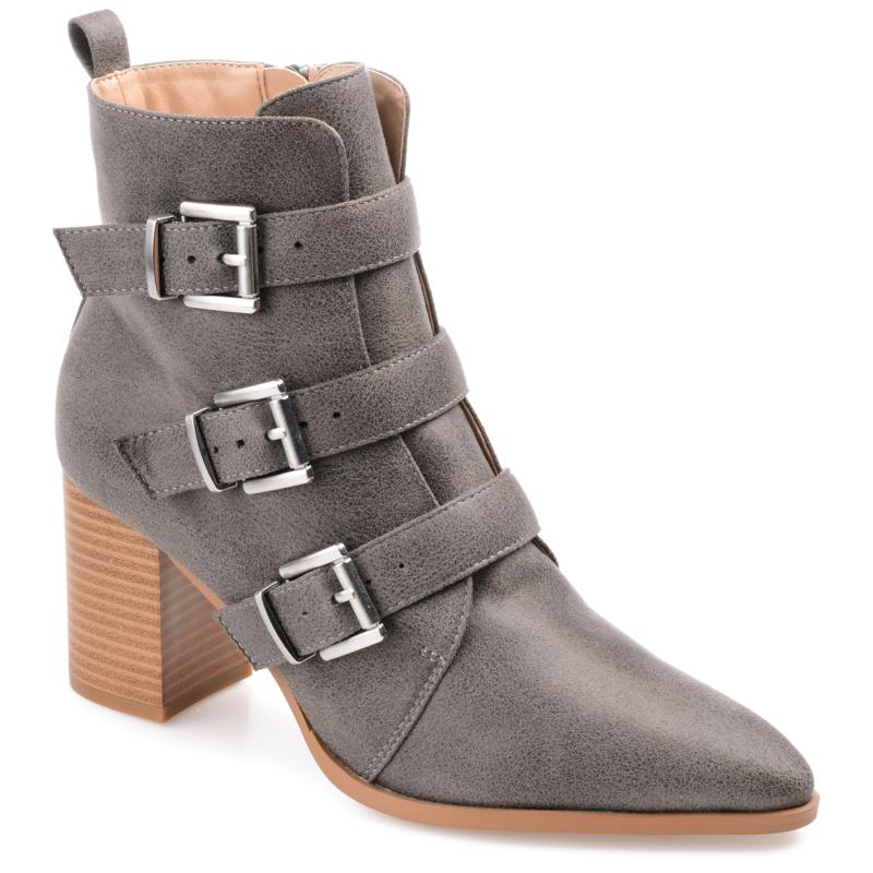 journee collection strap bootie