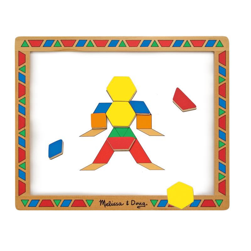 melissa and doug wooden pattern blocks