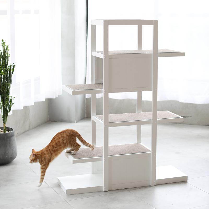 bookshelf cat tree