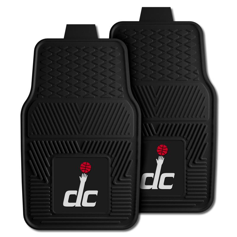 Officially Licensed NBA 2pc Car Mat Set 17" x 27" - Washington Wizards
