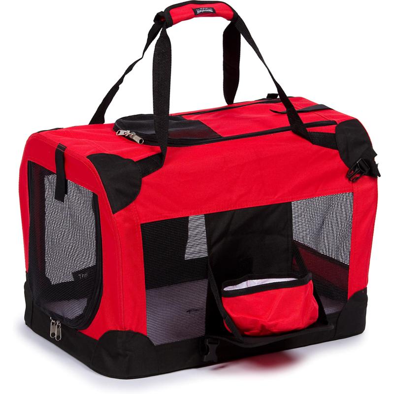 Pet Life Small Folding Deluxe 360 Vista View House Pet Crate