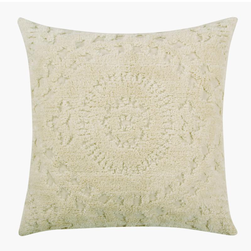 Rio Collection 100% Cotton Tufted Chenille Sham - Euro