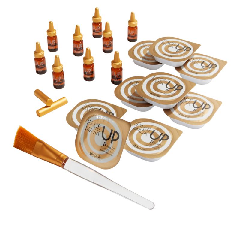 The Beauty Spy DMask FaceUp 9-Treatment Mask Set with Brush