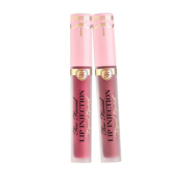 Too Faced 2piece Lip Injection Liquid Lipstick Set 20160933 HSN