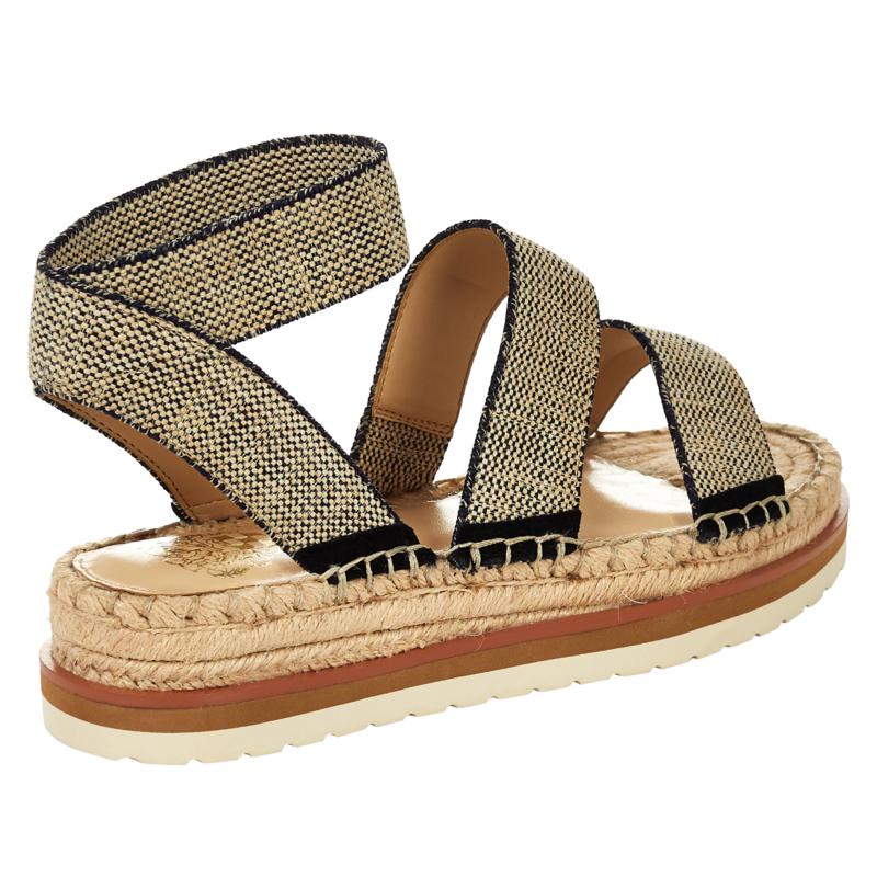 elastic platform sandal