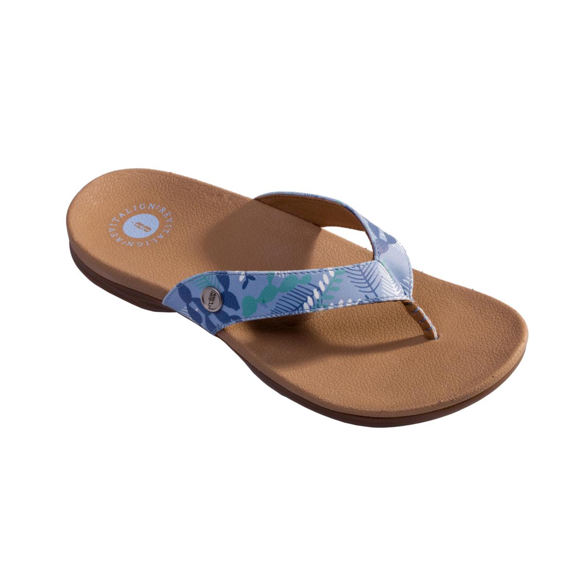 revitalign seaside flip flop