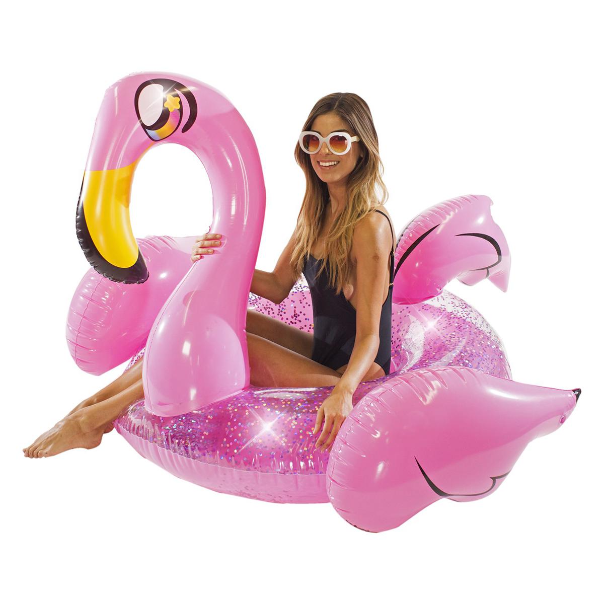 flamingo pool tube
