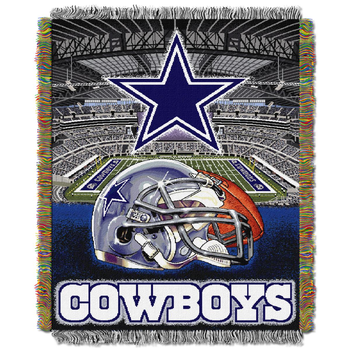 Officially Licensed NFL Home Field Advantage Throw Blanket - Cowboys ...